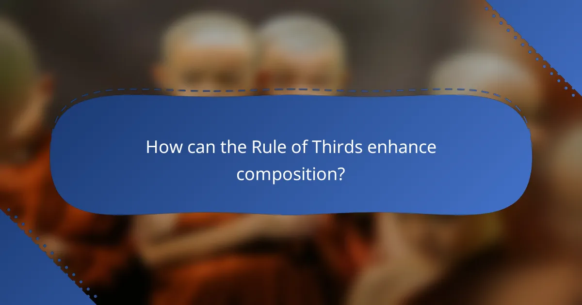 How can the Rule of Thirds enhance composition?
